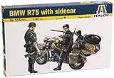 Italeri 0315 - Bmw With Side Car Model Kit Scala 1:35