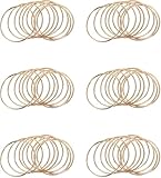 Confezione da 60 anelli in metallo con acchiappasogni in da 3 pollici, per acchiappasogni