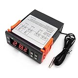 RUIZHI DC 110-220v Digital Termostato termoregolatore -50 ℃ ~ 99 ℃ Regolatore di Temperatura LED Display Temperature Controller con Sonda Sensore