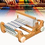 Kit per tessitura, macchina per maglieria a mano fai da te, telaio da 20 cm per sottobicchieri, tovagliette, sacchetti di stoffa, telaio per tessitura da tavolo