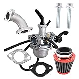 Shkalacar Carburatore da 22 mm con Filtro Aria, per 110cc 125cc CRF SSR Sunl Taotao Pit Bike ATV
