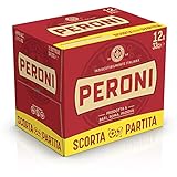 Peroni Birra Lager, Cassa con 12 Birre in Bottiglia da 33cl, con Malto 100% Italiano dal Gusto Moderatamente Amaro, Gradazione Alcolica 4.7% Vol