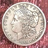 LKTingBax 1885 Monete statunitensi storiche da un dollaro - Moneta Americana Commemorativa Vecchia Moneta -Morgan Dollaro Hobo Nickel Eagle per papà/fidanzati/marito che rende la vita più facile