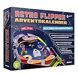 FRANZIS 67210 – Calendario dell'Avvento, in 24 giorni per la propria autografo flipper completamente funzionante, senza plastica, per bambini a partire dagli 8 anni in su