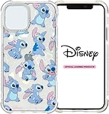 Skinnydip Custodia Disney Stitch per iPhone 16, motivo Lilo e Stitch, elegante e antiurto, sottile e leggera, graziosa custodia protettiva regalo per ragazze, compatibile con iPhone