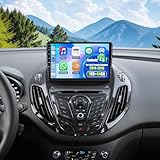 OiLiehu 2G+64G Android 13 Doppio Din Radio Carplay Android Auto Autoradio con Schermo 9 pollici per Ford Transit Custom Connect Courier 2014-2018 con WiFi/GPS/Bluetooth/FM RDS/EQ/Telecamera Posteriore