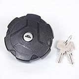 Tappo di Serbatoio Yamaha Tenere per 600 cc di ha pec428 Stato nove Tappo di Serbatoio di benzina con 2 chiavi. Il diametro interno filettato del tappo è di 66 mm sia un filettatura Diametro esterno di 68 mm a livello del serbatoio.