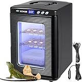 VEVOR Incubatrice da 25 l rettili uovo incubatore 5 – 60 ℃ display LED incubatori incubatori laboratorio raffreddamento riscaldamento 220 V per uova da cova nero incubatore