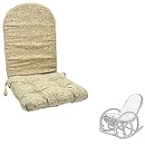 OKAFFAREFATTO MADDALONI Cuscino per dondolo in bambu fantasia beige