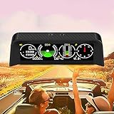 OBEST Inclinometro Digitale Auto, head up display auto digitale Tachimetro GPS con Altimetro Compass Theodolite, per Auto Moto 4x4 Fuoristrada, Ricordo di guida lungo Allarme di sovravelocità