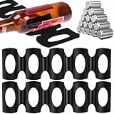 JIAMIAN 2PCS Porta Bevande Per Birra, Porta Bevande Impilabili, Distributore Di Serbatoi Frigorifero, Porta Vino, Porta Bevande, Ospitare 5 Bottiglie Impilate, Adatto Per Tavolo Da Pranzo In Cucina