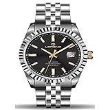 Lorenz Automatic 26128FF Orologio da uomo automatico in acciaio inossidabile sub 100 metri