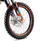 Kit Grafiche Adesivi Cerchi Compatibili Per KTM SX SXF EXC 18" 19" 21" (02) Lucido