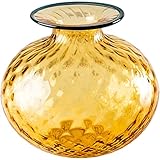 Venini Vaso Monofiore Balloton 100.36 Ambra Filo Orizzonte