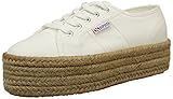 SUPERGA 2790 Cotropew, Sneaker Donna, Bianco White 901, 38 EU