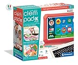 Clementoni - 16626 - Il Mio Primo Clempad X Plus - Tablet per Bambini con Tastiera (Versione in Italiano), 3 Anni+
