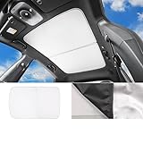 CWMMKL Parasole per Tetto in Vetro per Smart #3 Smart 3 2023 2024 2025, Parasole per Tetto Apribile Protezione UV Bianco-Mesh