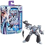 Transformers EarthSpark - Deluxe Class, Action Figure di Megatron da 12,5 cm, Giocattoli Robot per Bambini e Bambine dai 6 Anni in su