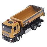 Autocarro con Cassone Ribaltabile RC, Giocattolo da Costruzione 1/32 Completamente Funzionale con Luci e Suoni per Bambini Dai 3 Anni in su