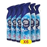 Ambi Pur Deodorante Ambiente Spray, Confezione da 6 Deodoranti, Fragranza Lenor Risveglio Primaverile, Combatte Gli Odori In Qualsiasi Stanza Della Casa