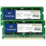 Timetec 8GB KIT (2x4GB) Compatibile per Apple DDR3 1067MHz/1066MHz PC3-8500 CL7 per Mac Book, Mac Book Pro, iMac, Mac Mini (fine 2008, inizio/metà/fine 2009, metà 2010) Memoria SODIMM MAC RAM Upgrade