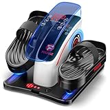 FOUSAE Ellittica Elettrica, Ellittico sotto Scrivania per Anziani con 15 velocità Regolabili, Motore Silenzioso da 80W e Pedale Elettrico con Monitor Display, Silenzioso e Portatile