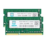 RAM da 16 GB 1RX8 PC3L-12800S, kit da 16 GB (2 x 8 GB) DDR3L-1600 SODIMM PC3L-12800 DDR3 1600 Mhz 1Rx8 1,35 V Dual Rank RAM per laptop 204 pin CL11