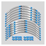 HBJzxlOK per H&Onda VFR750 VFR800 VFR1200 VFR1200F VFR 750 800 1200 1200F Moto Ruote Mozzo Adesivi Cerchio Banda Riflettente(1L B Bule)