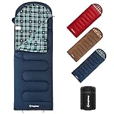 KingCamp Sleeping Bag, Camp Unisex Adulto, NavyR 400 g, R