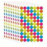 Cheeroyal 20 x 1540 Faccine sorridenti Postine sorridenti per bambini 5 colori Adesivi per studenti Ricompensa Faccine sorridenti Postine comportamentali Carta Scrapbook Articoli