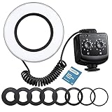 GODOX RING72 Macro Ring Light 5600K LED Luce Ad Anello 8W CRI 96 TLCI 97 con 49mm 52mm 55mm 58mm 62mm 67mm 72mm 77mm Anello Di Adattatore A Lenti