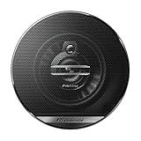 Pioneer TS-G1030F 10 cm diffusore coassiale a 3 vie (210 W max. ciascuno, 30 W sinus), suono potente, alta efficienza, profondità di installazione 43 mm, taglio di installazione 106 mm, con griglia