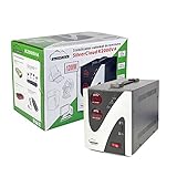 Stabilizzatore di tensione SilverCloud 2000 va 1200 W, Nero/Bianco