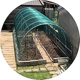 Serra Tunnel 3x10m con Rete antigrandine Made in Italy orto Giardino Piante vivaio Serre botaniche