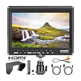Neewer F100 da 7 Pollici Supporta 4k Input 1280x800 IPS Monitore da campo HDMI Video per DSLR Mirrorless Fotocamera SONY A7S II A6500 Panasonic GH5 Canon 5D Mark IV ed altri (Batteria non inclusa)