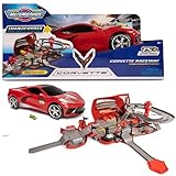 Micro Machines Corvette Raceway Play Set - Si converte in pista da corsa per auto - Include 1x Play Set e 1x Exclusive Play Race Car - Micromachines Macchinine dai 4 anni in su