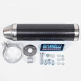 Silenziatore di scarico Giannelli Moto Derbi 50 Senda DRD Xtreme 2011-2016 34684HF C