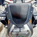 Midimttop compatible with CB650R CB1000R CB 650R CB1 000R CB 650 R CB 1000 R Accessori 2018 2019 2020 moto parabrezza parabrezza schermo anteriore accessori deflettore vento (Nero)