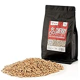 BBQ-Toro Cherry Pellets in legno di ciliegio al 100% | 1 kg | Pellet in ciliegio per grill, smoker, pellet per forni da pizza o impianti di riscaldamento | Pellet per barbecue