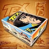 Tex 75. Box legno. Con shopper in tela, cartolina