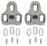 M-WAVE Cleat-Set, Look-Keo Compatible, Grey, 5°, On Card