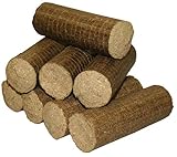 La zappa Tronchetti in legno pressato accendi fuoco Eco Brik per stufa e camino 9 kg