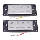 Mini Humbucker 4 Corde Pickup Ponte Basso Elettrico Con Anello Di Montaggio