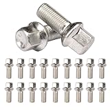 Kit 20 Bulloni Ruota Compatibili Con MERCEDES CLASSE A B C V CLA SLK CLC VITO Fissaggio Ruote Gomme Cerchi In Acciaio e In Lega in Ferro Farad MADE IN ITALY