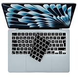Custodia per tastiera in silicone per MacBook Air 13,6/15 pollici M4 Chip 2025-2022 Modello A3241 A3240 UK/EU Layout laptop accessori di protezione per tastiera