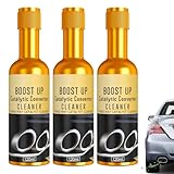 GNHG 3Pcs Detergente Catalizzatore,Additivo Benzina Per Pulizia Scarico,Riduce Emissioni,Per Auto e Furgoni