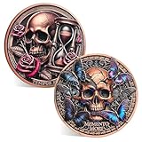 Moneta Memento Mori – Moneta Memento Vivere Moneta Stoica EDC Challenge Coin (B)