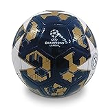 Mondo Toys - Pallone da Calcio Cucito CHAMPIONS LEAGUE - Prodotto Ufficiale - misura 5 - 400 g - colore Oro Blu 23001