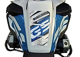 Resin Bike Adesivi Moto Compatibile con Bmw R 1200 GS Adventure Rallye 2018. Protezione Paraserbatoio da Urti e Graffi. Adesivo Resinato con Effetto 3D per Serbatoio Moto
