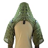 ROCOTACTICAL G1, Fondazione Ghillie Suit Unisex, Nylon Full Mesh Verde Militare, Taglia Unica